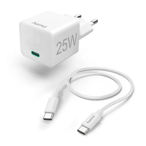 Hama USB Type-C Fast Charge adapter 1m Cable White