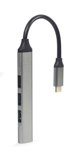 Gembird UHB-CM-U3P1U2P3-03 4-portos USB2.0 HUB Grey