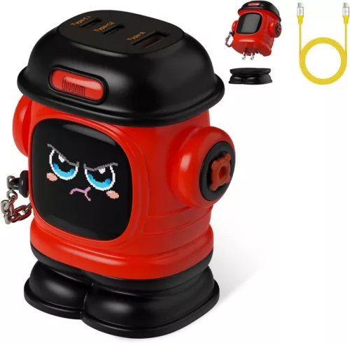 Divoom Dipow-65W Multi-socket 65W Fast Charger Red