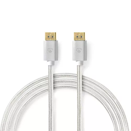 Nedis DisplayPort Male - DisplayPort Male 8K60Hz Gold Plated 2m Silver