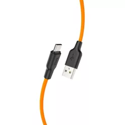 Hoco X21 USB-A to Micro USB charging cable 1m Orange