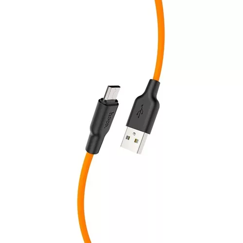 Hoco X21 USB-A to Micro USB charging cable 1m Orange