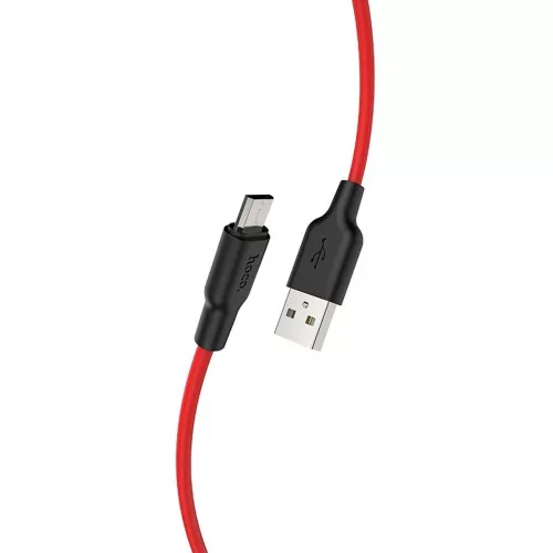 Hoco X21 USB-A to Micro USB charging cable 1m Red