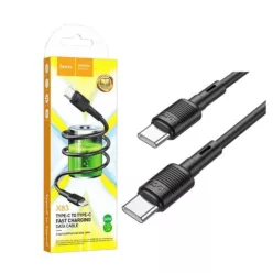 Hoco X83 USB-C to USB-C PD 3A 60W cable 1m Black