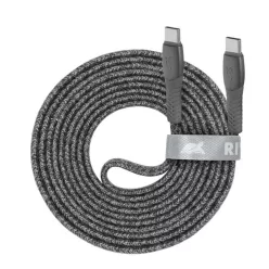RivaCase PS6105 GR21 Type-C / Type-C cable 2,1m Grey