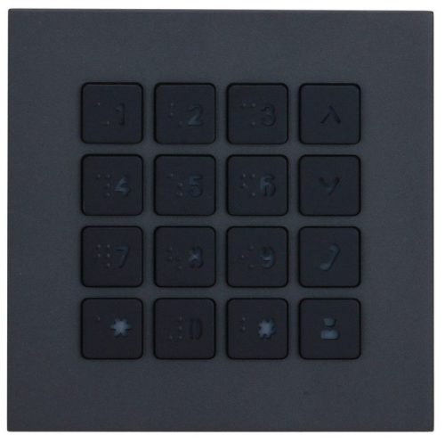 Dahua VTO4202FB-MK Társasházi IP video-kaputelefon kültéri billentyűzet modulegység