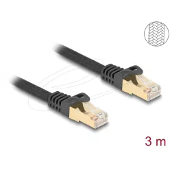 DeLock CAT6A S-FTP Patch Cable 3m Black