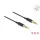 DeLock Stereo Jack 3.5mm male to male cable 0,5m Black