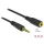 DeLock Extension Cable Stereo Jack 3.5 mm 5 pin male to female 0,5m black