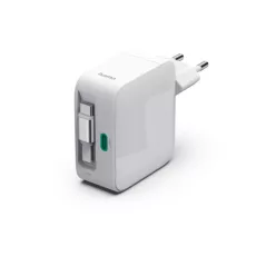 Hama Fast Charger GaN 2xUSB-C PD 65W White