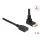 DeLock DisplayPort extension cable male 90° upwards angled to female 8K 60 Hz 1m Black