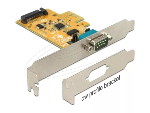DeLock PCI Express Card to 1 x Serial RS-232 with voltage supply ESD