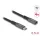 DeLock USB Type-C male to female PD 3.0 100W cable 0,5m Grey Metal