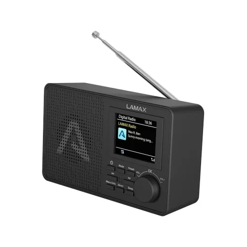 Lamax RadioVox1 DAB Bluetooth Radio Black