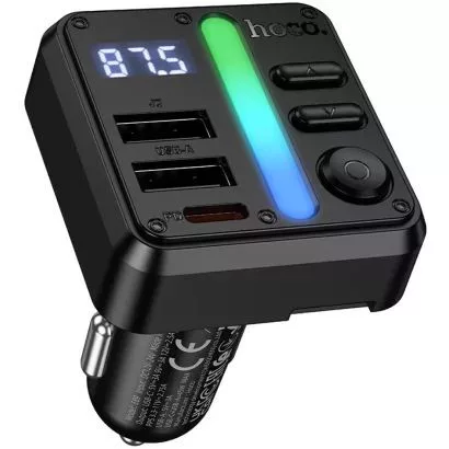 Hoco E89 Bluetooth FM-transmitter Black