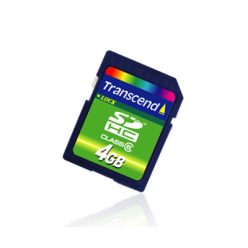 Transcend 4GB SDHC Class 4