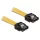 DeLock SATA 30cm straight/straight metal yellow