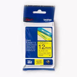   Brother TZE-631 laminált P-touch szalag (12mm) Black on Yellow - 8m