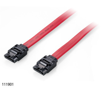 EQuip SATA3 adatkábel, 0,5m Red