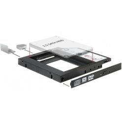   DeLock Slim SATA 5,25" Installation Frame for 1 x 2,5" SATA HDD up to 12,5mm