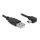 DeLock Cable USB 2.0-A male > USB mini-B 5pin male angled 3m Black