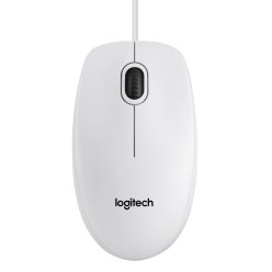 Logitech B100 Optical USB Mouse White