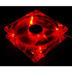 Akyga AW-12A-BR System Fan 12cm Red LED OEM