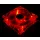Akyga AW-12A-BR System Fan 12cm Red LED OEM