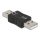 DeLock Adapter Gender Changer USB-A male - USB-A male