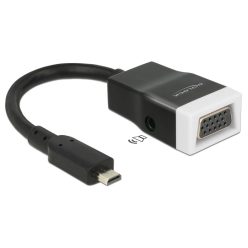   DeLock HDMI-micro D male to VGA female átalakító audió funkcióval