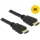 DeLock HDMI male/male  összekötőkábel 4K 1,5m Black
