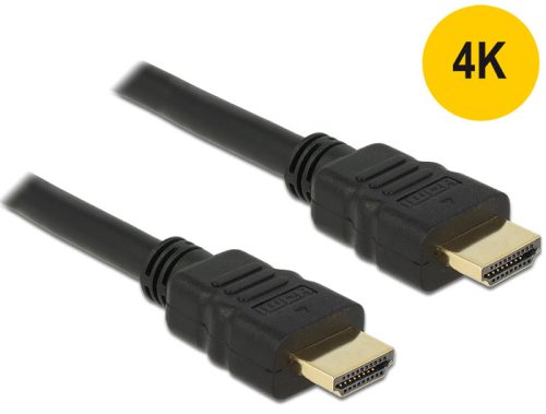 DeLock HDMI male/male  összekötőkábel 4K 1,5m Black