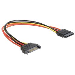   DeLock SATA 15 Pin apa > SATA 15 Pin anya hosszabbító tápkábel 30 cm