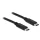 DeLock USB Type-C 2.0 - USB Type-C 2.0 Black 1m