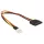 DeLock Power Cable SATA 15 pin female > 4 pin floppy male 24cm
