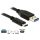 DeLock USB3.1 (Gen.2) 10Gbps A - USB Type-C kábel 1m Black