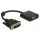 DeLock DVI-D (Dual Link) (24+1) male > VGA female Adapter Black