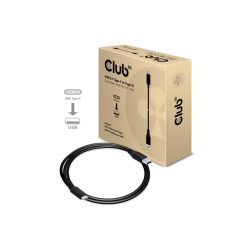 Club3D USB3.1 Type-C - USB3.1 Type-A kábel 1m Black