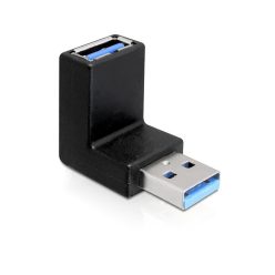   DeLock Adapter USB 3.0 Type-A male > Type-A female angled 90° vertical