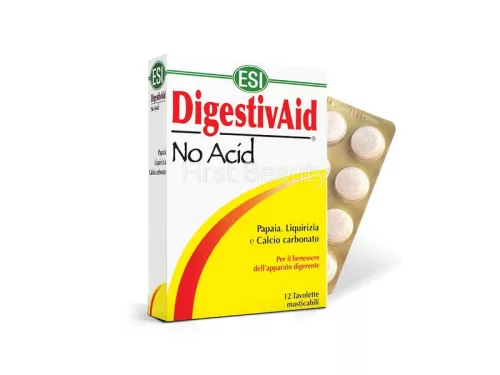NATUR TANYA ESI DIGESTIVAID NO ACID SZOPOGATÓS SAVLEKÖTŐ TABLETTA 12DB