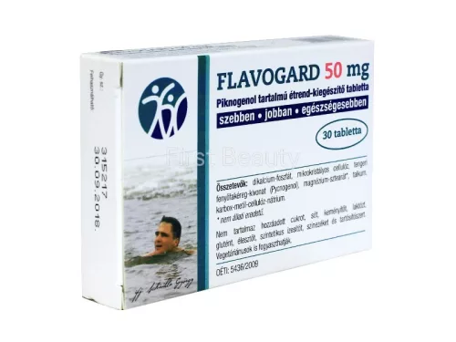 FLAVOGARD 50MG PIKNOGENOL TARTALMÚ TABLETTA 30DB