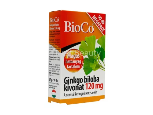 BIOCO GINKGO BILOBA KIVONAT 120MG 90DB