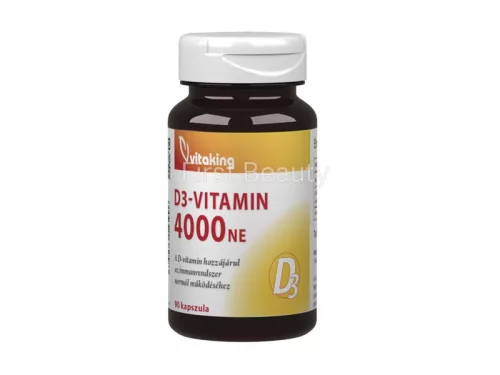 VITAKING D-4000IU VITAMIN KAPSZULA 90DB