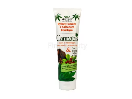 BIONE COSMETICS CANNABIS GYÓGYNÖVÉNY BALZSAM VADGESZTENYE KIVONATTAL 300ML
