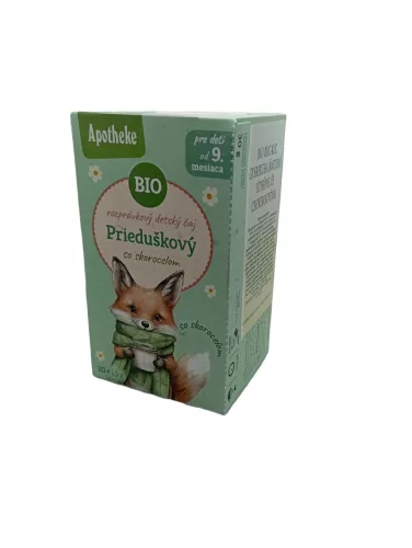 Apotheke bio kuc-kuc gyermektea lándzsás útifűvel és csipkebogyóval 20x1,5g 30 g