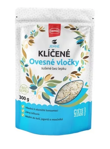 Semix csíráztatott zabpehely, szárított 300 g