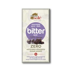 Sole bio zero étcsokoládé 72% keto acai bogyóval 100 g
