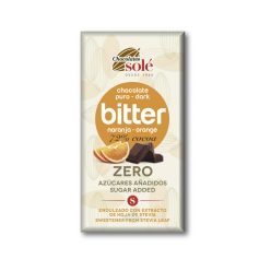 Sole bio zero étcsokoládé 72% keto naranccsal 100 g