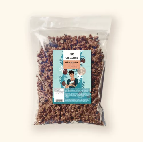 Viblance kókuszos csokoládés granola light 1000 g