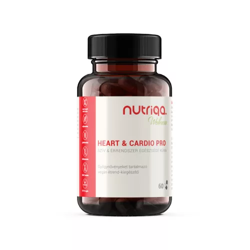 Nutriqa szív & érrendszer egészsége kúra vegán kapszula 60 db